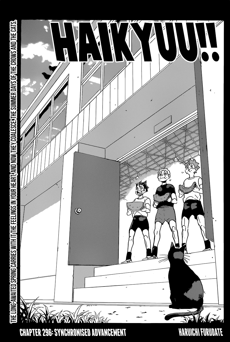 Haikyuu!!, Chapter 296 image 01